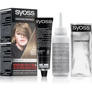 Syoss Permanent Coloration 50 ml farba na vlasy pre ženy 6-1 Natural Dark Blonde na farbené vlasy