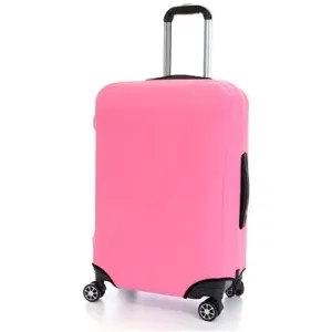 Obal na kufr T-class (ružový) veľkosť M (výška kufra cca 55 cm)