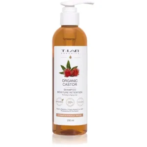 T-LAB Organics Organic Castor Moisture Retention Shampoo šampón pre suché a krehké vlasy 250 ml