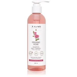 T-LAB Organics Organic Rose Daily Therapy Shampoo upokojujúci šampón pre všetky typy vlasov 250 ml