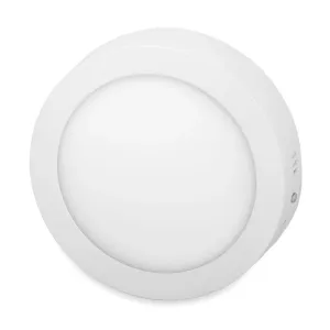 T-LED Biely prisadený LED panel guľatý 170mm 12W Farba svetla: Denná biela 10284