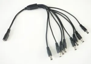 T-LED DC rozbočovač Vyberte počet výstupov: 8 výstupov 11226
