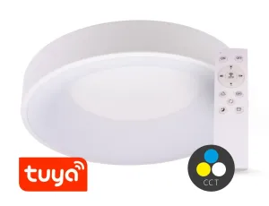 T-LED SMART TUYA Biele LED stropné svietidlo guľaté 480mm 48W CCT s DO 105557