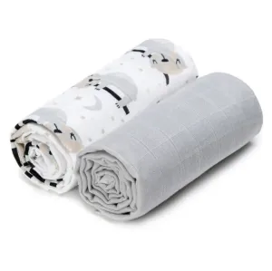T-TOMI TETRA Cloth Towels EXCLUSIVE COLLECTION osuška Sloths 90x100 cm 2 ks