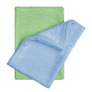 T-Tomi Kúpacie žinky - rukavice, modrá + zelená 14 x 20 cm 2 ks