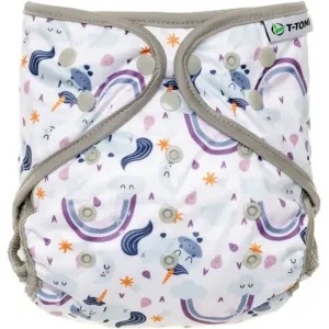 T-TOMI Diaper Covers Unicorns prateľné vrchné nohavičky 4-15 kg 1 ks