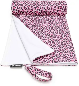 T-TOMI Changing Pad Pink Gepard prateľná prebaľovacia podložka 50x70 cm 1 ks
