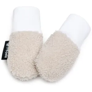 T-TOMI TEDDY Gloves Cream rukavice pre deti od narodenia 0-6 months 1 ks