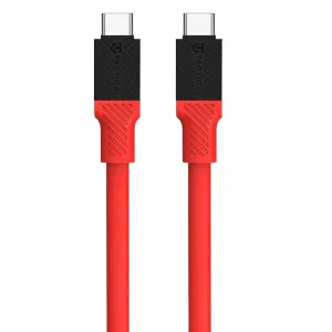 Tactical Fat Man kábel USB-C/USB-C - 1m - Červená KP31176