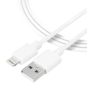 Tactical Smooth Thread kábel USB-A/Lightning - 0.3m - Biela KP31184