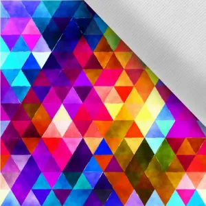 Zbytky - Letný pružný softshell trojuholník mix