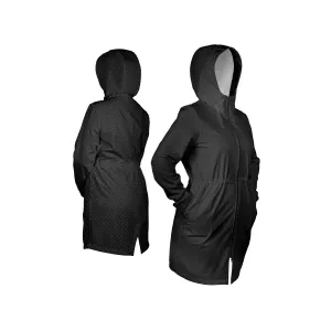 2. Trieda - Panel so strihom 38 dámska softshell bunda biele bodky 4mm na čiernom