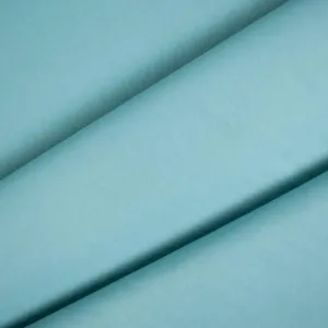 Popelín farba pastelová modrá
