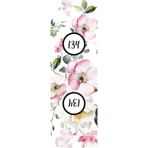 Veľkostný štítok na oblečenie set 10ks - letné kvety 134