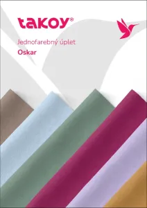 Vzorkovník - Jednofarebný úplet Oskar
