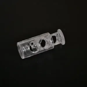 Plastová brzdička 5 mm transparentná - balenie 10ks