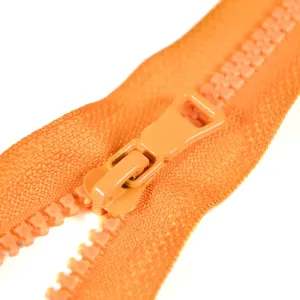 Zips Sarah kostený deliteľný 5mm - horčicová 44 cm