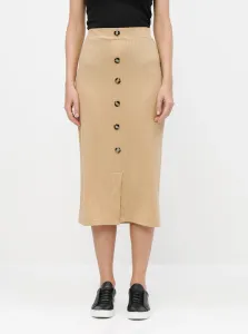 Béžová puzdrová sukňa TALLY WEiJL #5364017