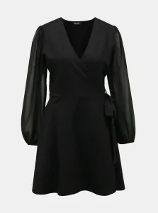 Čierne zavinovacie šaty TALLY WEiJL #1041734