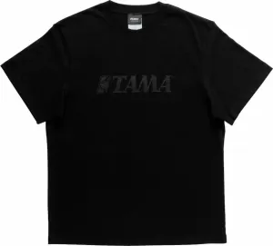Tama Tričko T-Shirt Black with Black Logo Black 2XL
