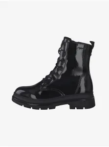 Dámska členkové topánky Tamaris 1-25210-29 black patent 41