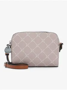 Beige Women's patterned crossbody handbag Tamaris Anastasia Class - Women #585889