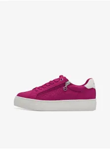 Tamaris women's dark pink sneakers - Women #8955791