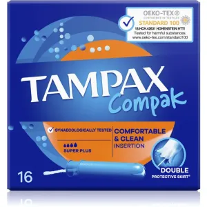 Tampax Compak Super Plus tampóny s aplikátorom 16 ks