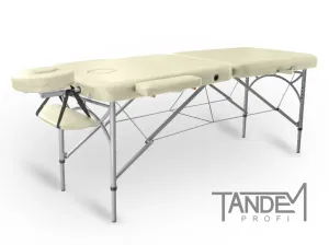 Skladací masážny stôl TANDEM Profi A2D Farba: krémová