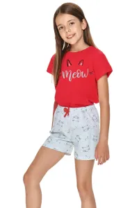 Dievčenské pyžamo 2712 Sonia red