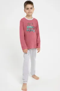 Chlapčenské pyžamo Taro Sammy - bavlna Malivovo červená 116