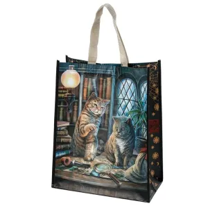 Nákupná taška s mačkami a lupou #4649789