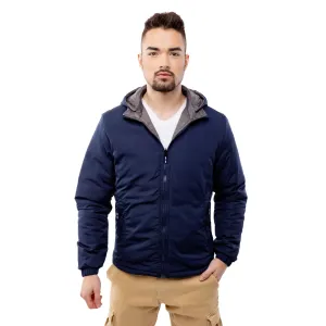 Men's reversible jacket GLANO - dark blue #4801213