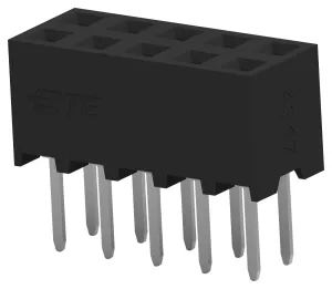 Te Connectivity 2Mm-R-D05-Vt-02-F-Tb Connector, Rcpt, 10Pos, 2Row, 2Mm