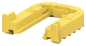 Te Connectivity 1564562-1 Mounting Clip, Pbt Gf, Yellow