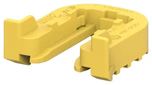 Te Connectivity 1703838-1 Mounting Clip, Pbt Gf, Yellow