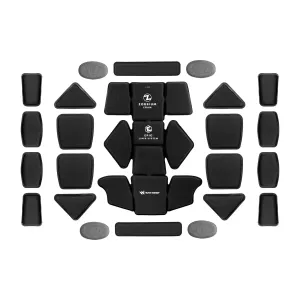 Polstrovanie do helmy EPIC Combat Pads System Team Wendy® – Čierna (Farba: Čierna, Veľkosť: M/L)