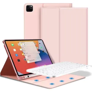 Tech-Protect Púzdro Tech-Protect SC Pen + klávesnica, Apple iPad Pro 11 2020 / 2021 / 2022, ružové