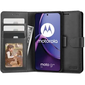 Diárové puzdro na Motorola Moto G84 5G Tech-Protect Wallet čierne