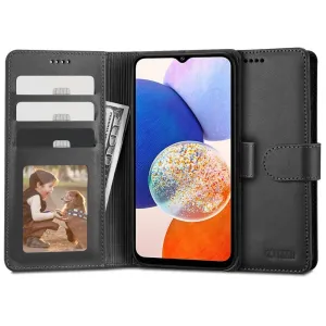 Puzdro Tech-Protect Wallet Book Samsung Galaxy A14 4G/5G - čierne