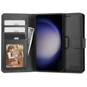 Diárové puzdro na Samsung Galaxy S23+ 5G S916 Tech-Protect Wallet čierne