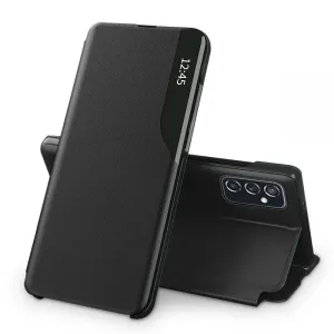 Tech-Protect Eco Leather View Case, Samsung Galaxy M13, čierne