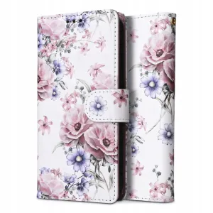 Puzdro Tech-Protect Book Xiaomi Redmi 13C/Poco C65 - Rozkvitnuté kvety