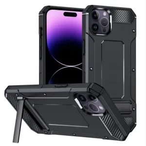 Techsuit Hybrid Armor Kickstand, iPhone X / XS, čierny
