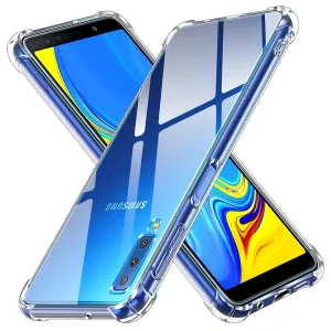 Techsuit Samsung Galaxy A7 2018 Anti Shock silikonové púzdro  KP29998 transparentná