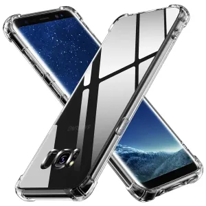 Techsuit Samsung Galaxy S8 Plus Anti Shock silikonové púzdro  KP30017 transparentná #8922238