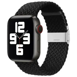 Kvalitný Remienok pre Apple Watch 1/2/3/4/5/6/7/8/9/SE/SE 2/Ultra/Ultra 2  - (42/44/45/49mm) - Čierna KP30202