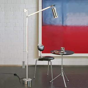 TECNOLUMEN kruh – stojaca lampa v štýle Bauhaus