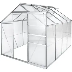 Polykarbonátový skleník bez základne 250 × 185 × 195 cm