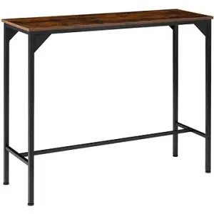 Barový stôl Kerry Industrial tmavé drevo
